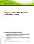 Methylamp ™ Global DNA Methylation Quantification