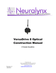 VersaDrive-8 Optical User Manual
