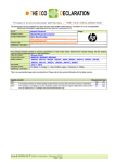 HP MSM430, MSM460, MSM466 Access Point, IT ECO Declaration