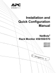 NetBotz Quick Configuration