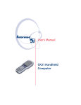 CK31 Handheld Computer User`s Manual