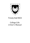 Trinity Hall MCR College Life: A User`s Manual