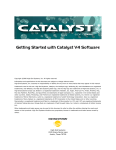 Getting Started with Catalyst V4 Software