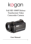 Full HD 1080P Deluxe Touchscreen Video Camcorder