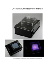 UV Transilluminator User Manual