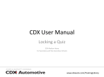 CDX User Manual