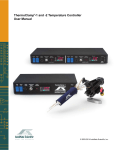 ThermoClamp™-1 and -2 Temperature Controller User Manual