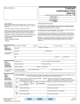 Treatment Confirmation Form OCF-23-Effective 2012-11-01