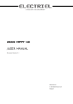 UKKO MPPT-10 /USER MANUAL