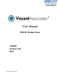 User Manual - Vincent Associates