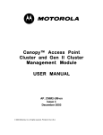 Canopy AP-CMM2 Manual Issue 4