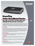 HomePlug Turbo Broadband Router