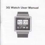 3G Watch User Manual