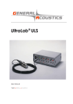 UltraLab_ULS_Manual_.. - GENERAL ACOUSTICS Echosounding