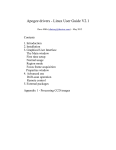 Apogee drivers - Linux User Guide V2.1