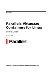 Parallels Virtuozzo Containers for Linux