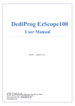 DediProg EzScope100 User Manual