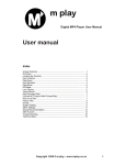 User manual