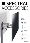 TV wall brackets Page 2–7 Speaker and projector