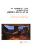 an introduction to hydronic underfloor heating