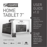 Zipato Wall Tablet User manual v1.0 (EN).indd