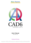 CAD6 Manual - Malz++Kassner GmbH