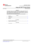 Using the USI I2C Code Library (Rev. A)