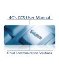 4C`s CCS User Manual