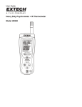 User Guide Heavy Duty Psychrometer + IR Thermometer Model