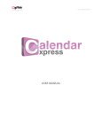 Calendar Xpress User Manual