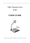 Document Camera DV485 USER GUIDE