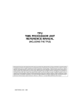 TPU TIME PROCESSOR UNIT REFERENCE MANUAL