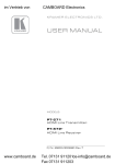 USER MANUAL - Camboard Electronics