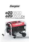 Owner Manual - Energizer Generators