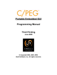 Portable Embedded GUI Programming Manual