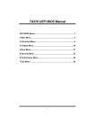 TA970 UEFI BIOS Manual