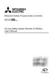 CC-Link Safety System Remote I/O Module User`s Manual