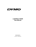 LabelWriter SE300 User Manual