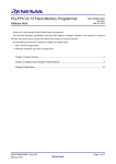 PG-FP5 V2.13 Flash Memory Programmer Release Note