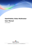 OptoFidelity Video Multimeter User Manual