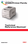 Macintosh OS 10.3 Printer Driver
