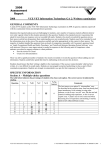 Information Technology _VCE VET_ Assessment Report