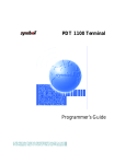 PDT 1100 Terminal Programmer`s Guide