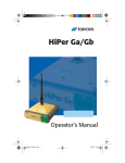 HiPer Ga/Gb OperatorsManual