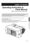 Operating Instruction & Parts Manual AIRREX DC