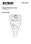 Extech CG304: Coating Thickness Tester with Bluetooth