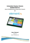 Embedded Display Module EDM6070AR-01