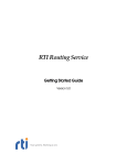 RTI Routing Service - Community RTI Connext Users