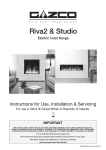 Riva2 & Studio Electric Inserts Installation & User Instructions