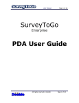 SurveyToGo PDA User Guide